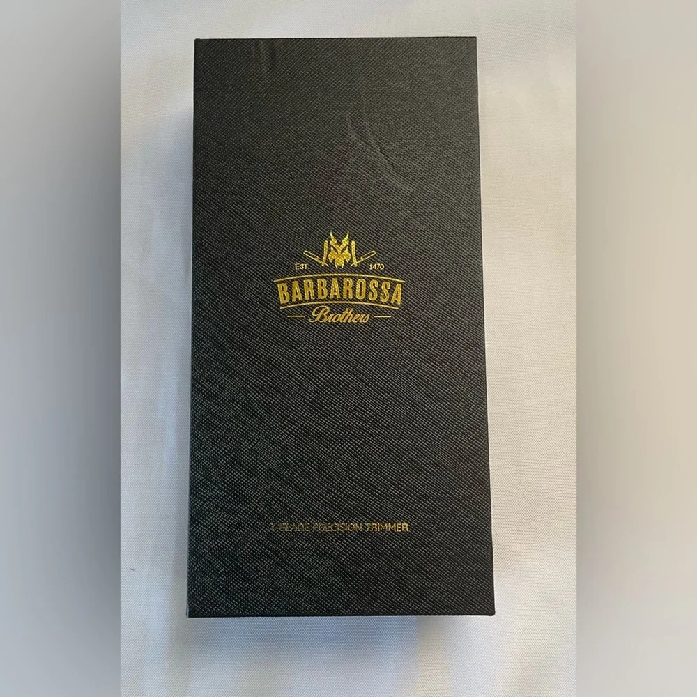 NWT Barbarossa Brothers Skeleton Hair & Beard Trimmer - Knurled Gold